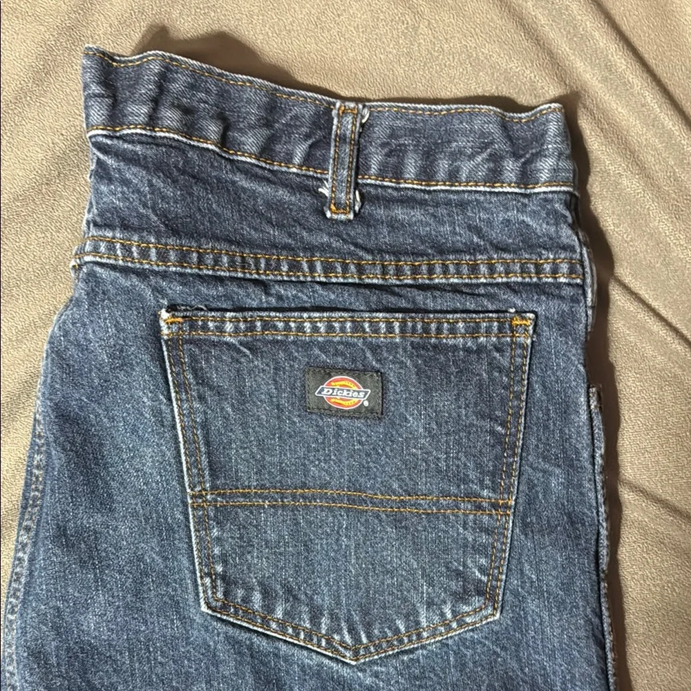 Vintage 90’s Dickies Men's Straight Blue Jeans - Picture 2 of 5